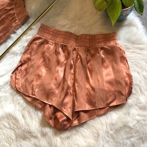 Orange Victoria’s Secret Sleep Shorts